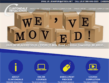 Tablet Screenshot of clintondalevirtualschool.com